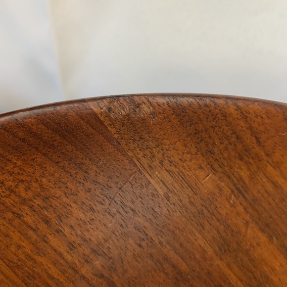 Vintage MCM Genuine walnut enamel on copper cheese tray designed by ERNEST SOHN - Picture 11 of 11